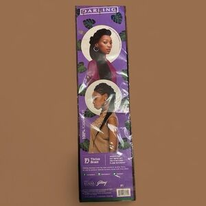 Darling Thrive Braid Pre- Stretched Hair Extensions. #1 52in.